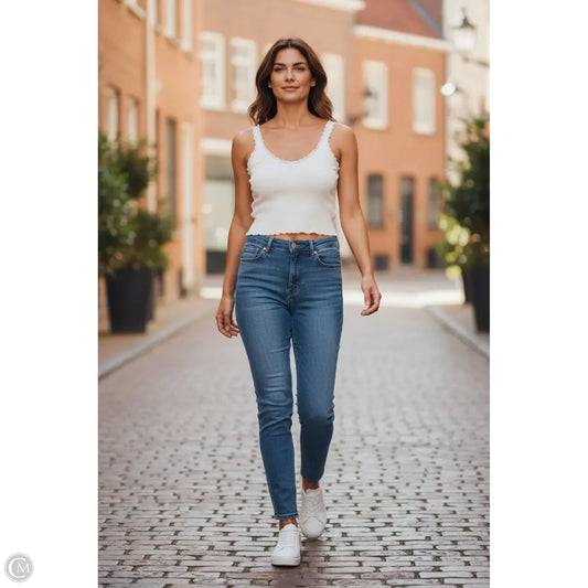 Tank Top By Marled In White, Size: L