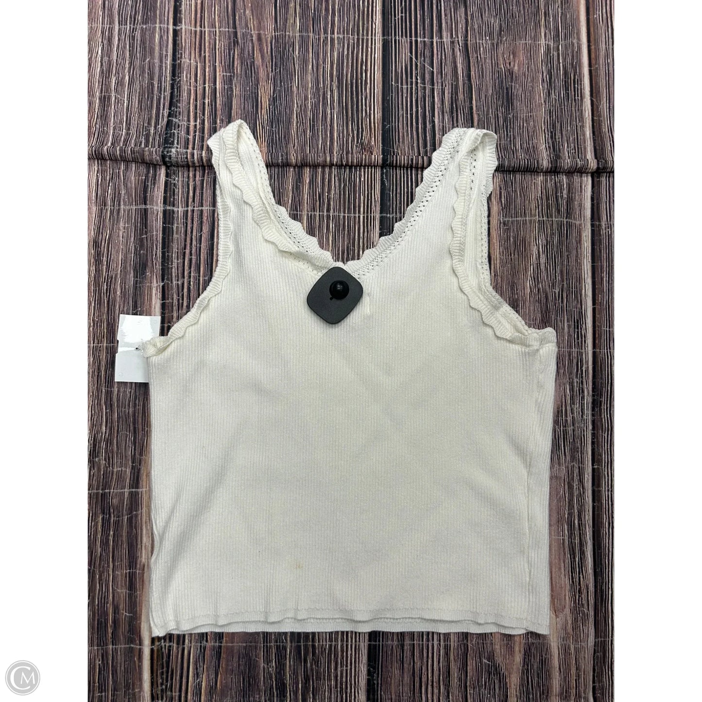 Tank Top By Marled In White, Size: L
