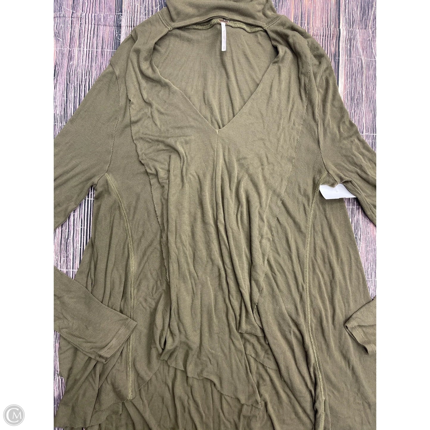 Top Long Sleeve By Free People In Green, Size: M