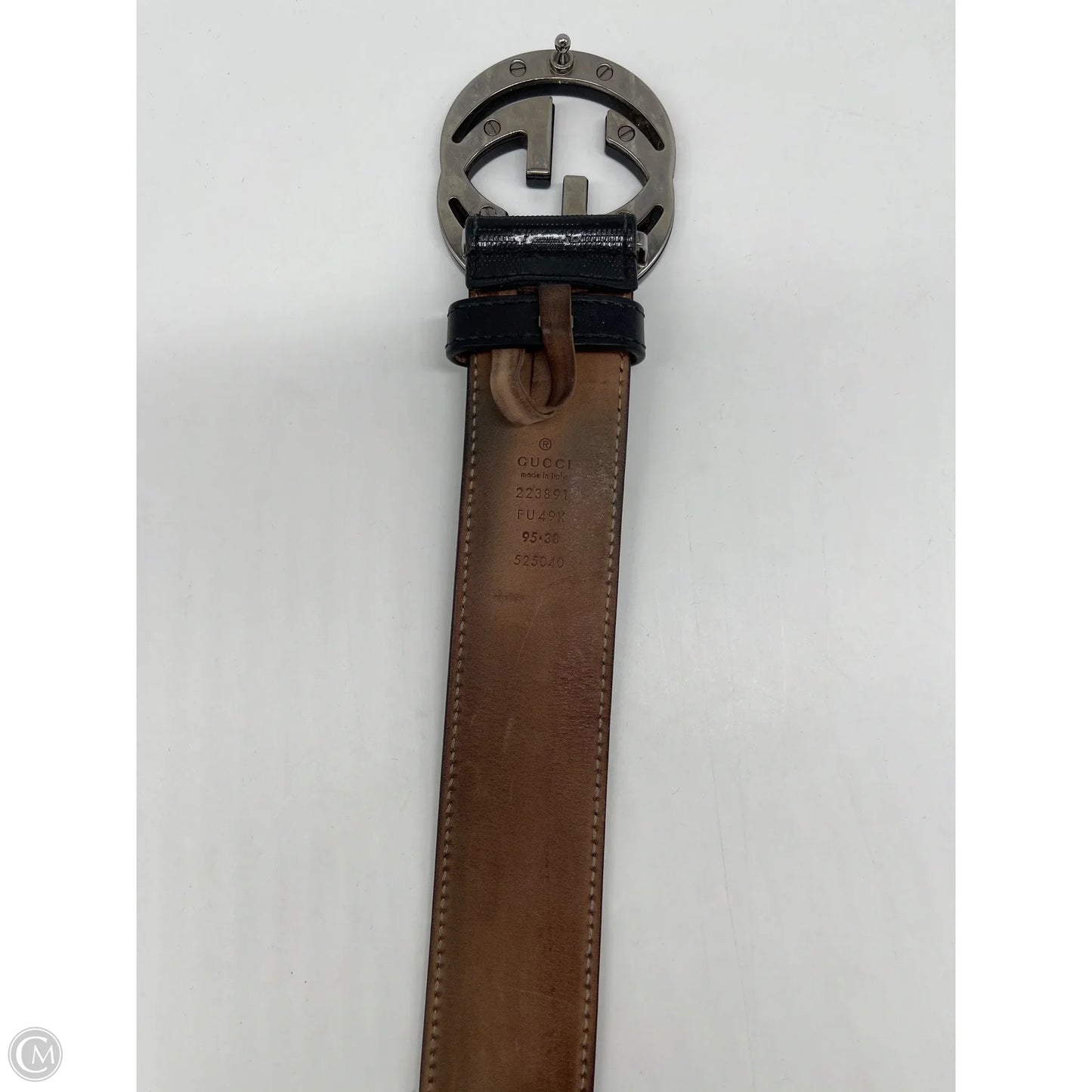 Belt Luxury Designer By Gucci, Size: Medium