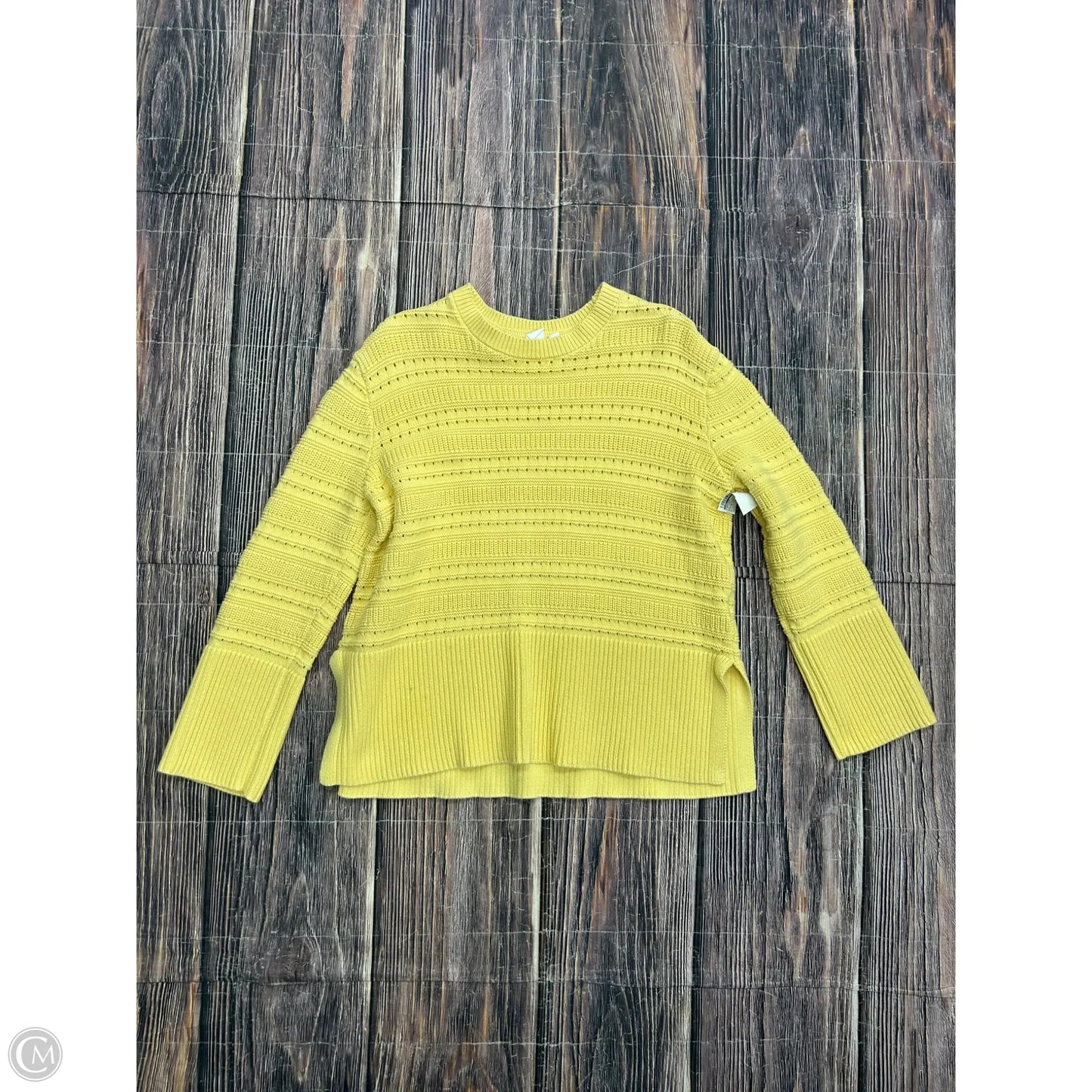 Sweater By Gap In Yellow, Size: S