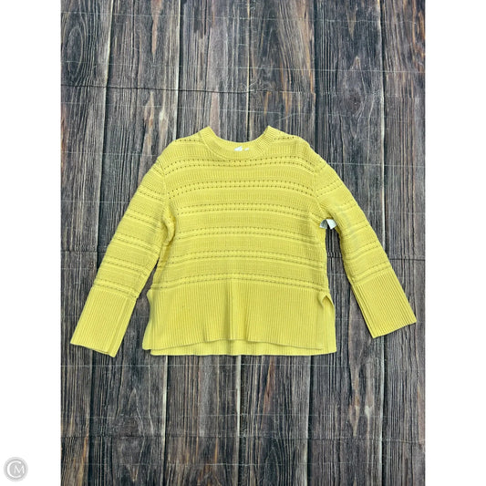 Sweater By Gap In Yellow, Size: S
