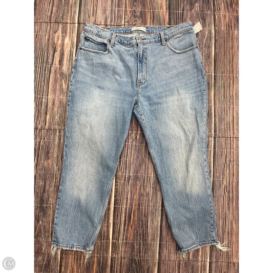 Jeans Skinny By Abercrombie And Fitch In Blue Denim, Size: 18