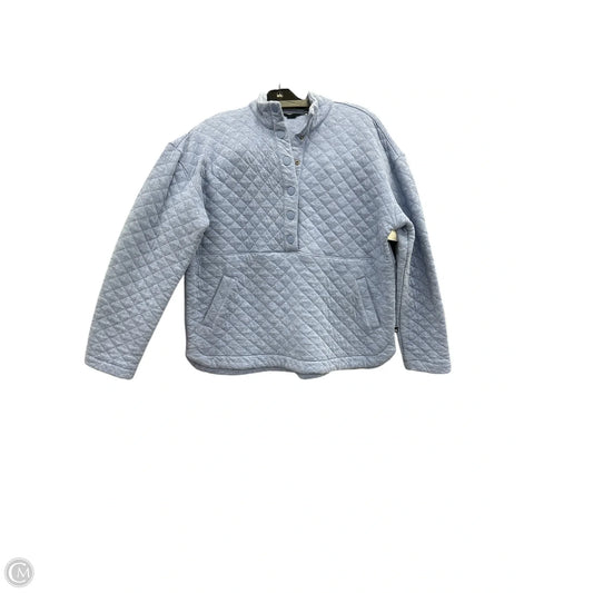 Sweatshirt Collar By Eddie Bauer In Blue, Size: L