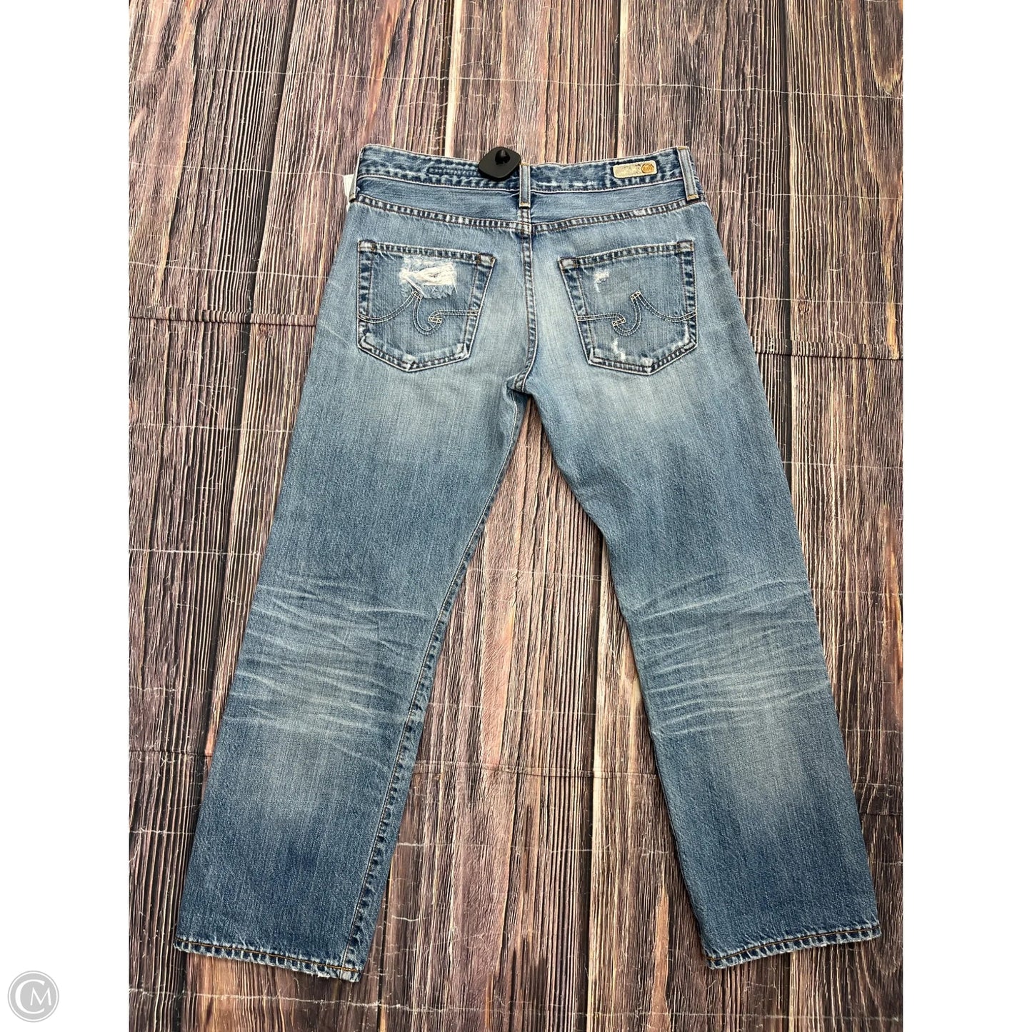 Jeans Boyfriend By Adriano Goldschmied In Blue Denim, Size: 4