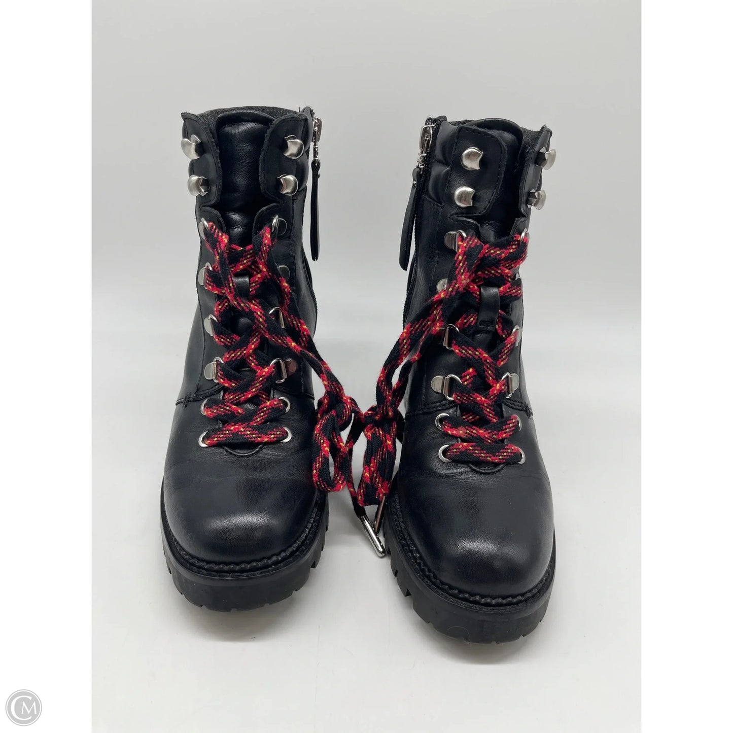 Boots Ankle Heels By Sam Edelman In Black, Size: 6.5