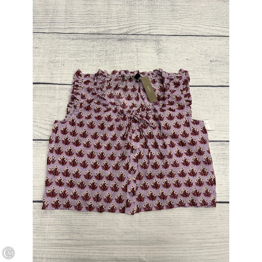 Tank Top By J. Crew In Purple, Size: Xs
