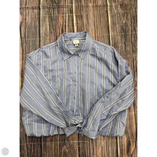 Top Long Sleeve By A Pea In The Pod In Blue, Size: Osfm