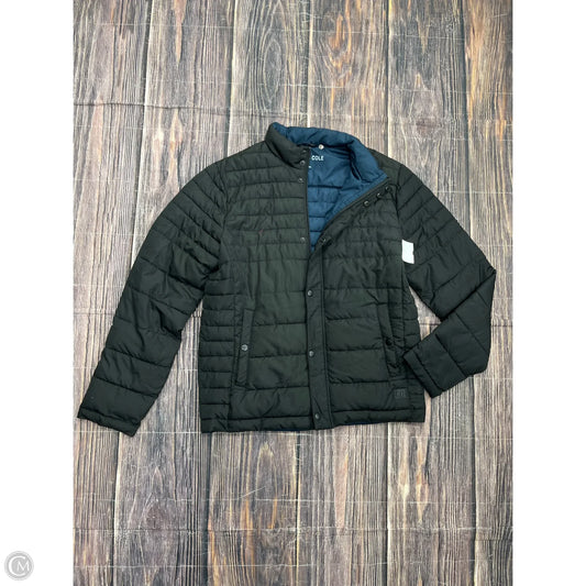 Jacket Puffer & Quilted By Kenneth Cole In Black, Size: S