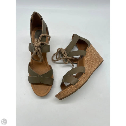 Sandals Heels Wedge By Sperry In Green, Size: 8