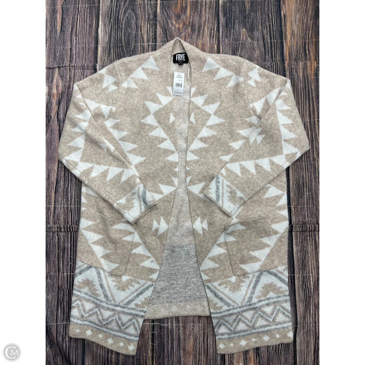 Cardigan Designer By Frye In Tan, Size: Xl