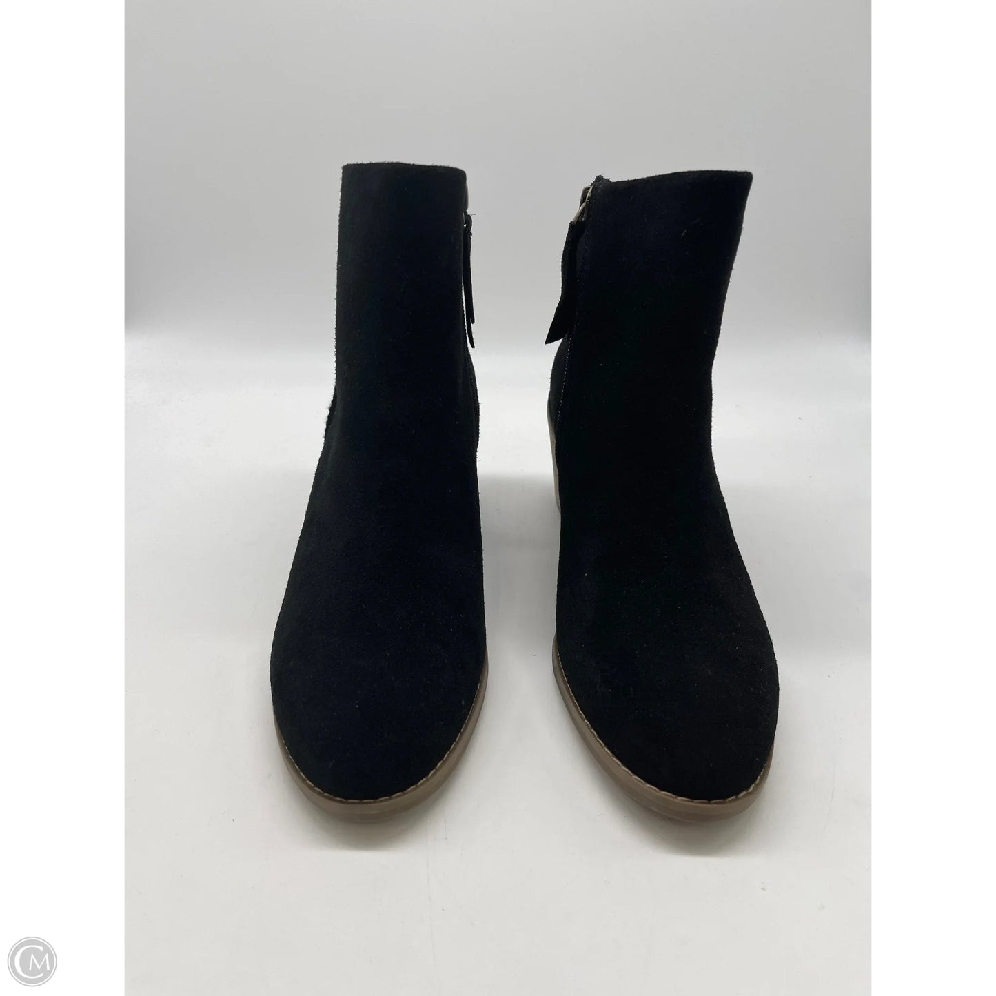 Boots Ankle Heels By Toms In Black, Size: 7.5