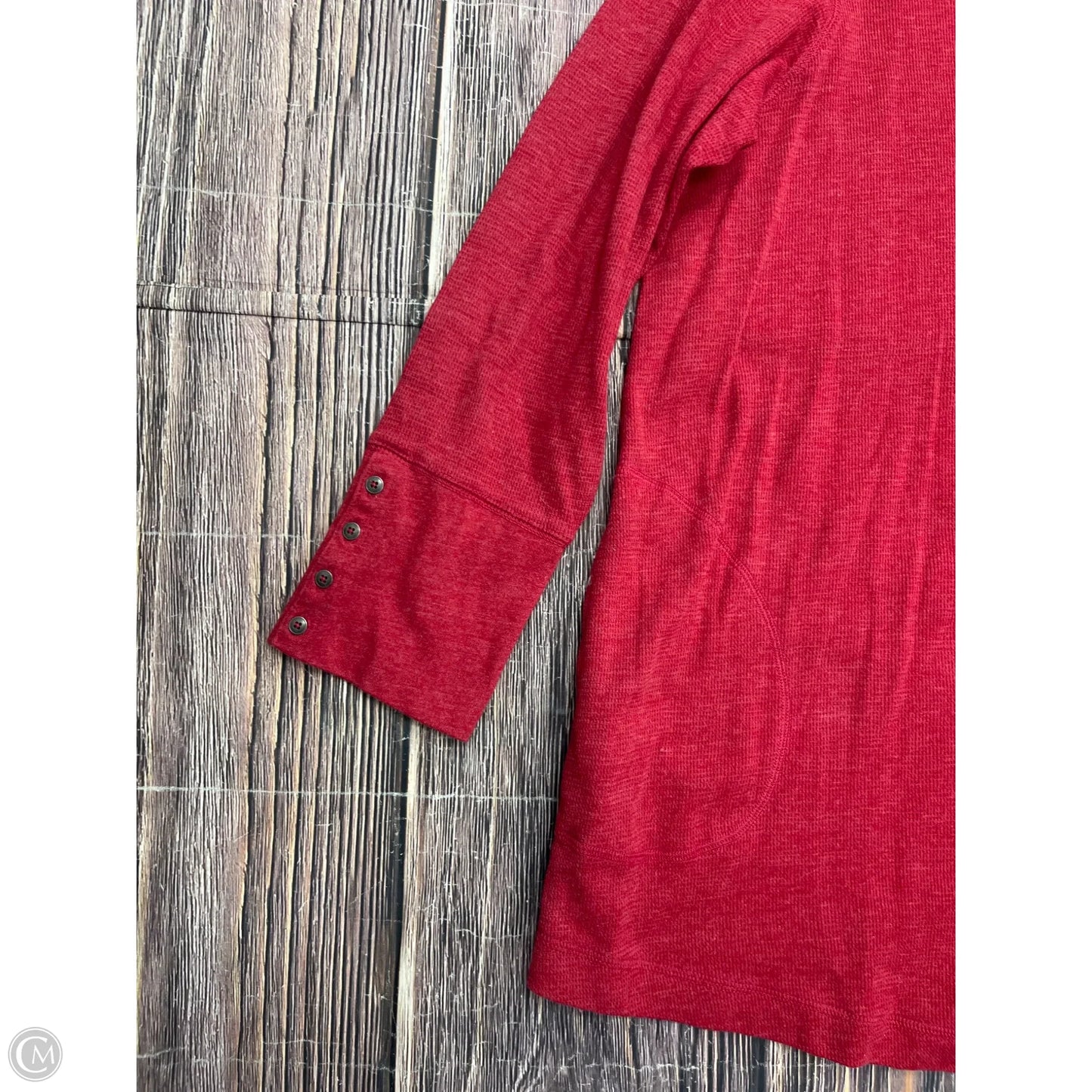 Top Long Sleeve By J. Jill In Red, Size: 3x