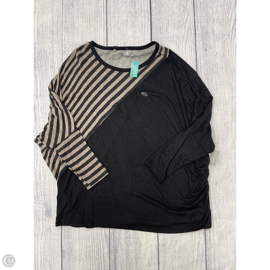 Top Long Sleeve By Maurices In Black, Size: 2x