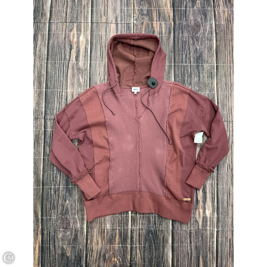 Sweatshirt Hoodie By Bke In Pink, Size: Xs