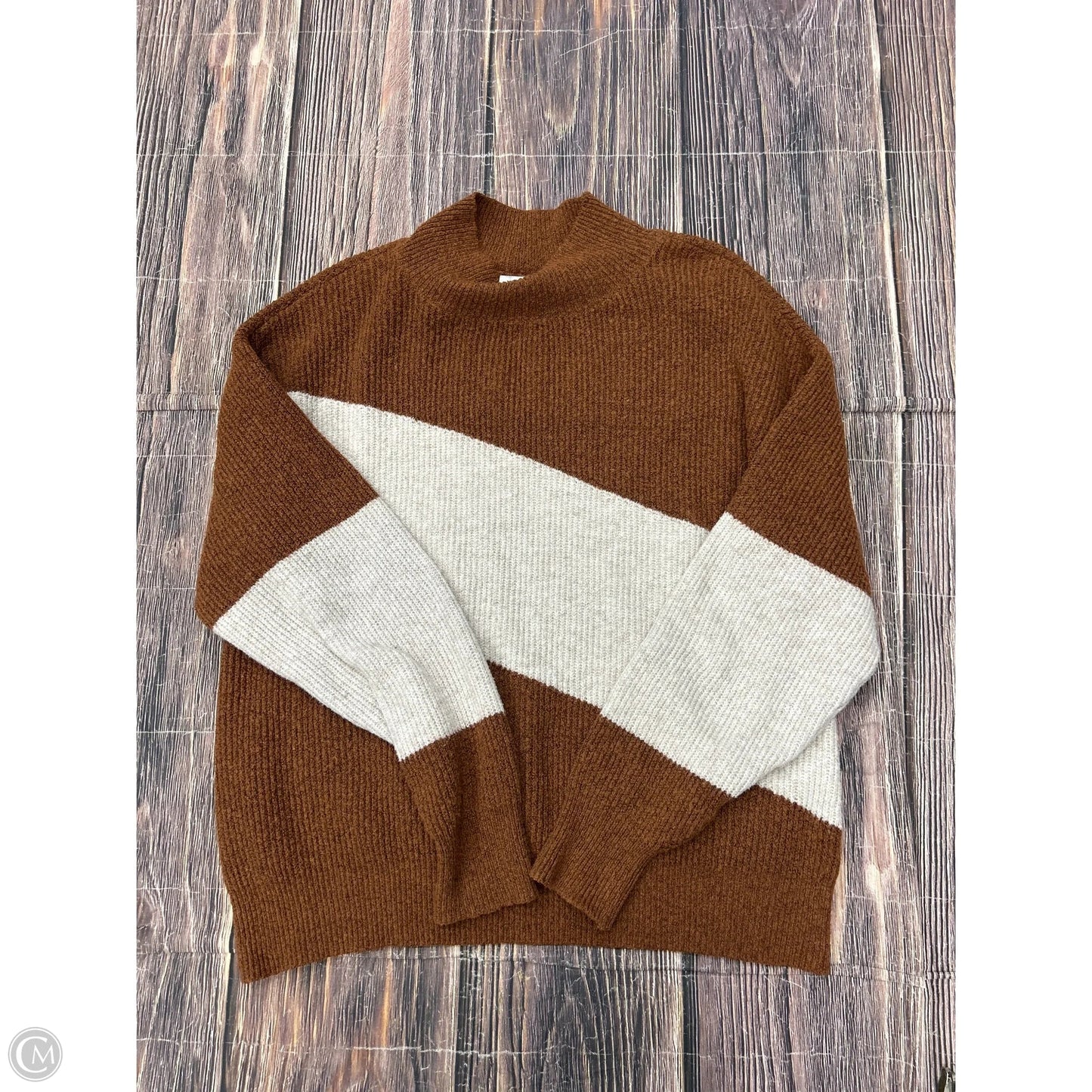 Sweater By Universal Thread In Brown, Size: 2x