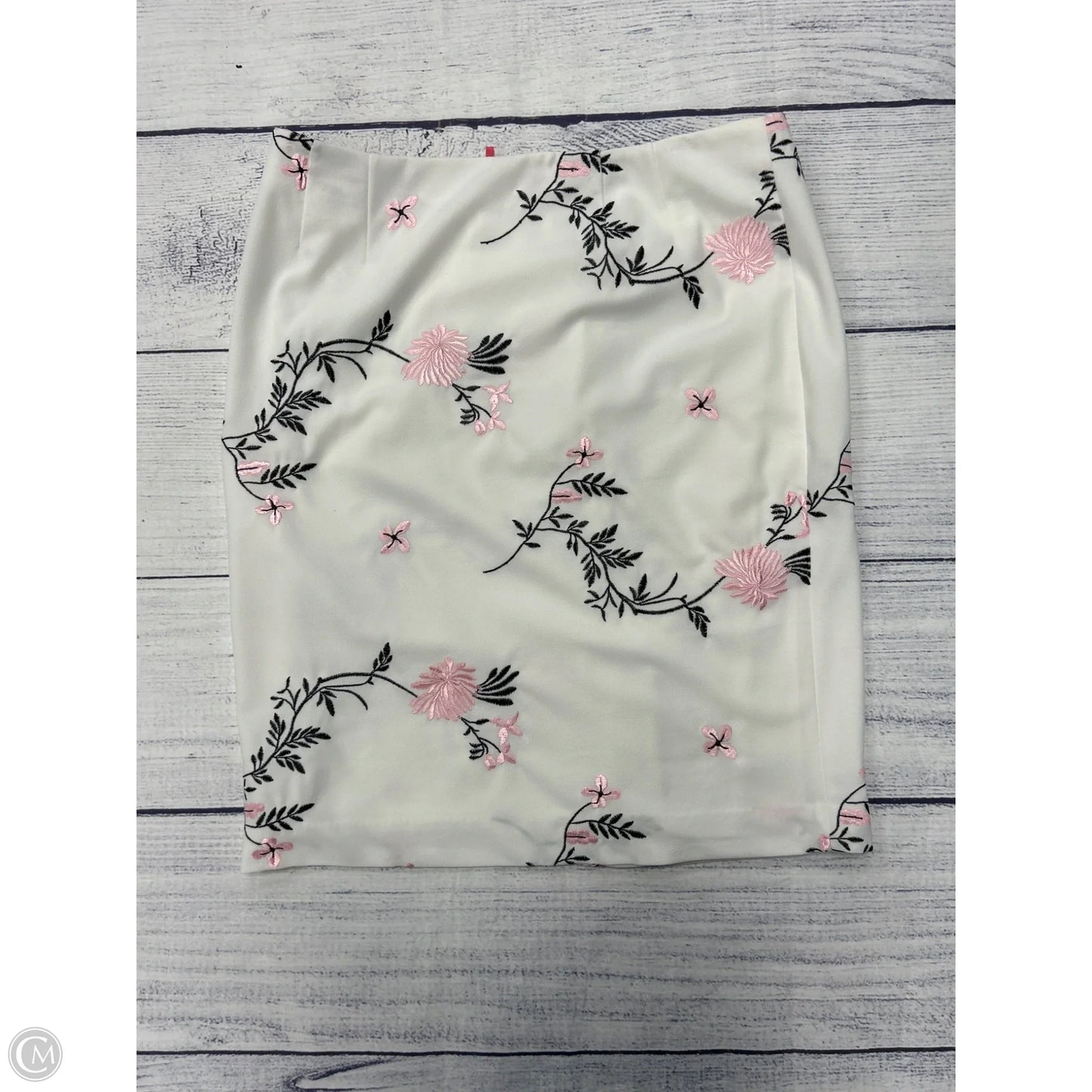 Skirt Midi By Kasper In White, Size: 12