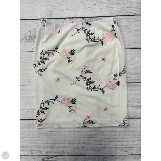 Skirt Midi By Kasper In White, Size: 12