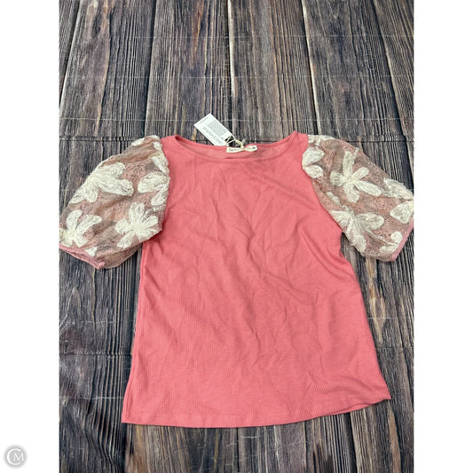Top Short Sleeve By Clothes Mentor In Pink, Size: Xs