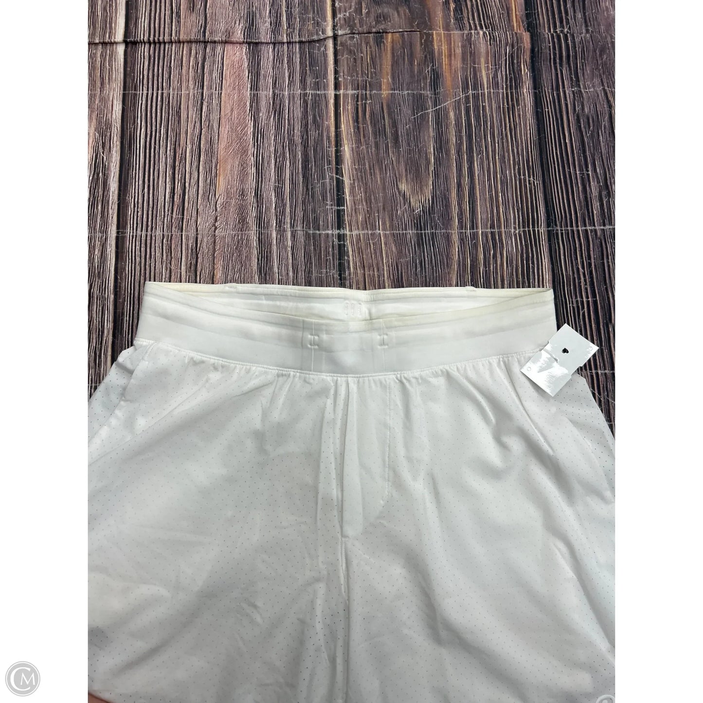 Athletic Shorts By Lululemon In White, Size: S