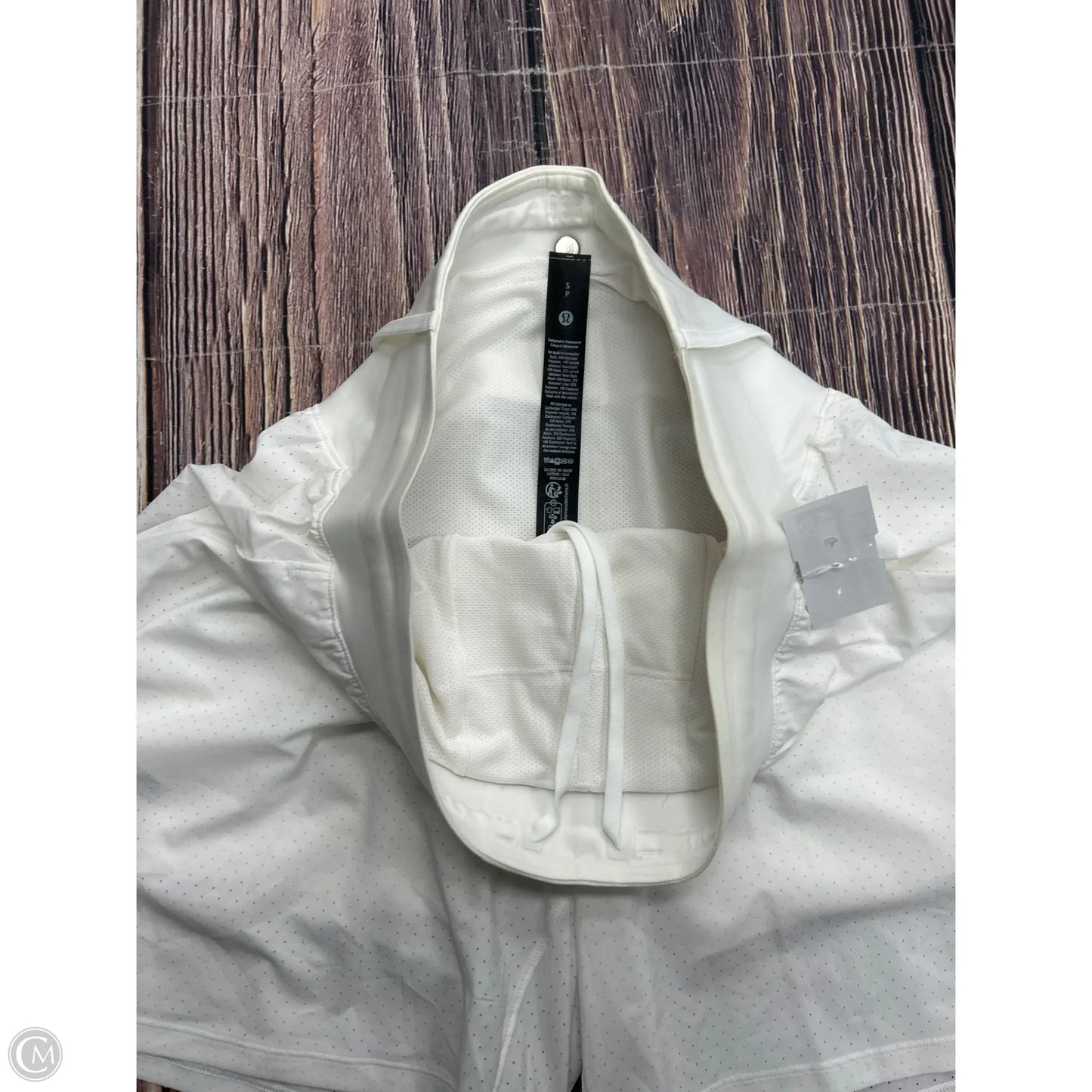 Athletic Shorts By Lululemon In White, Size: S