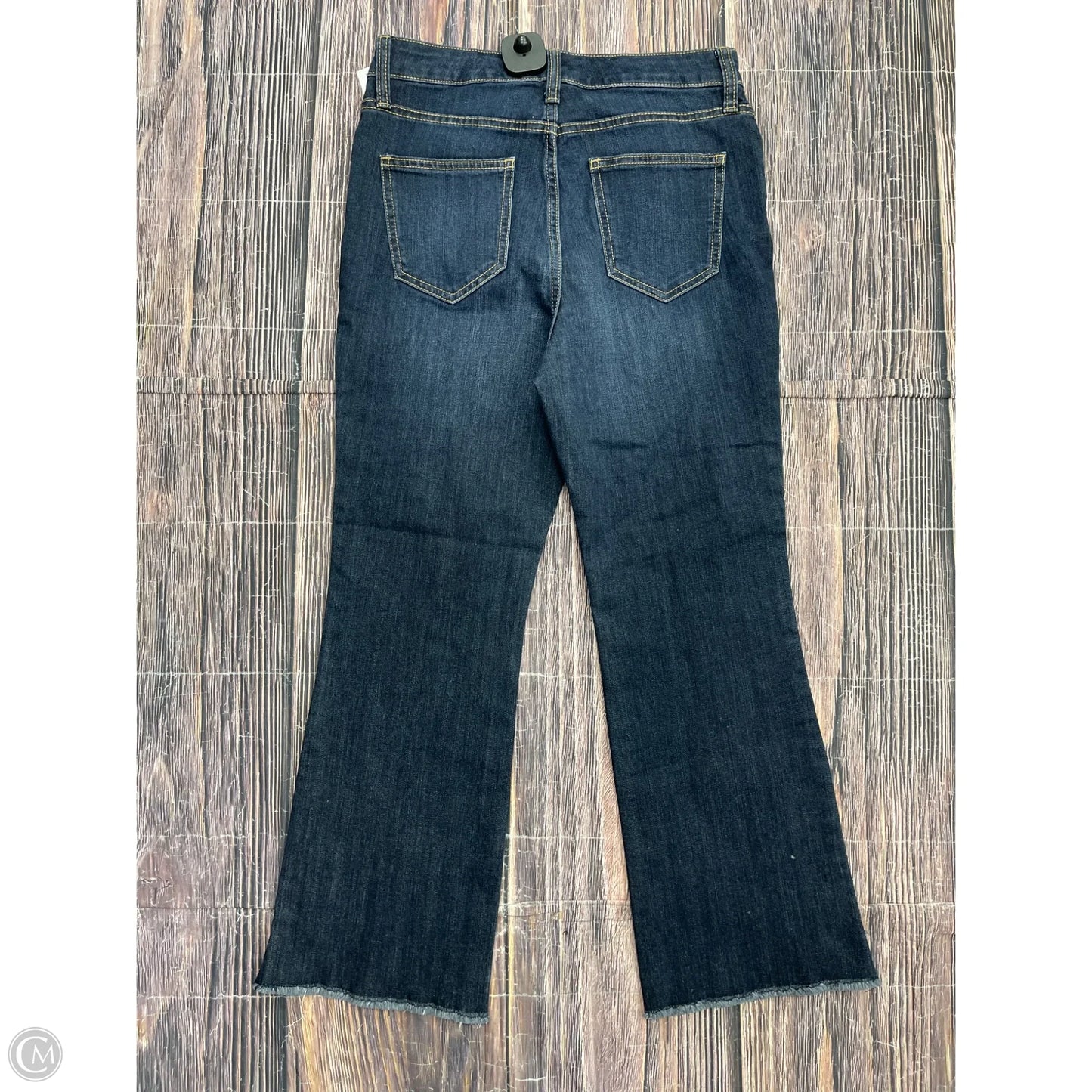 Jeans Flared By Nine West In Blue Denim, Size: 6p