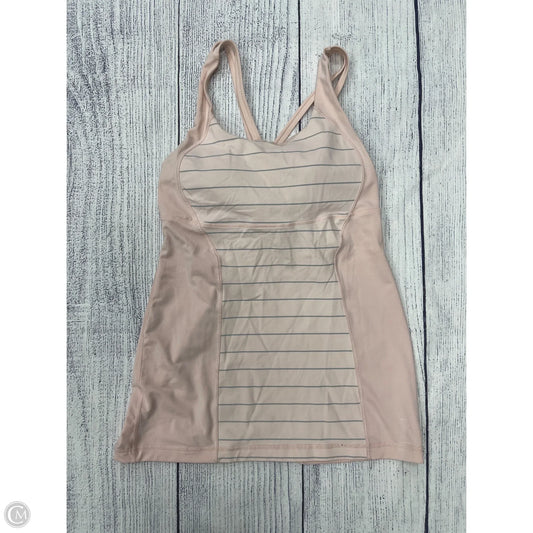 Athletic Tank Top By Lululemon In Pink, Size: 6
