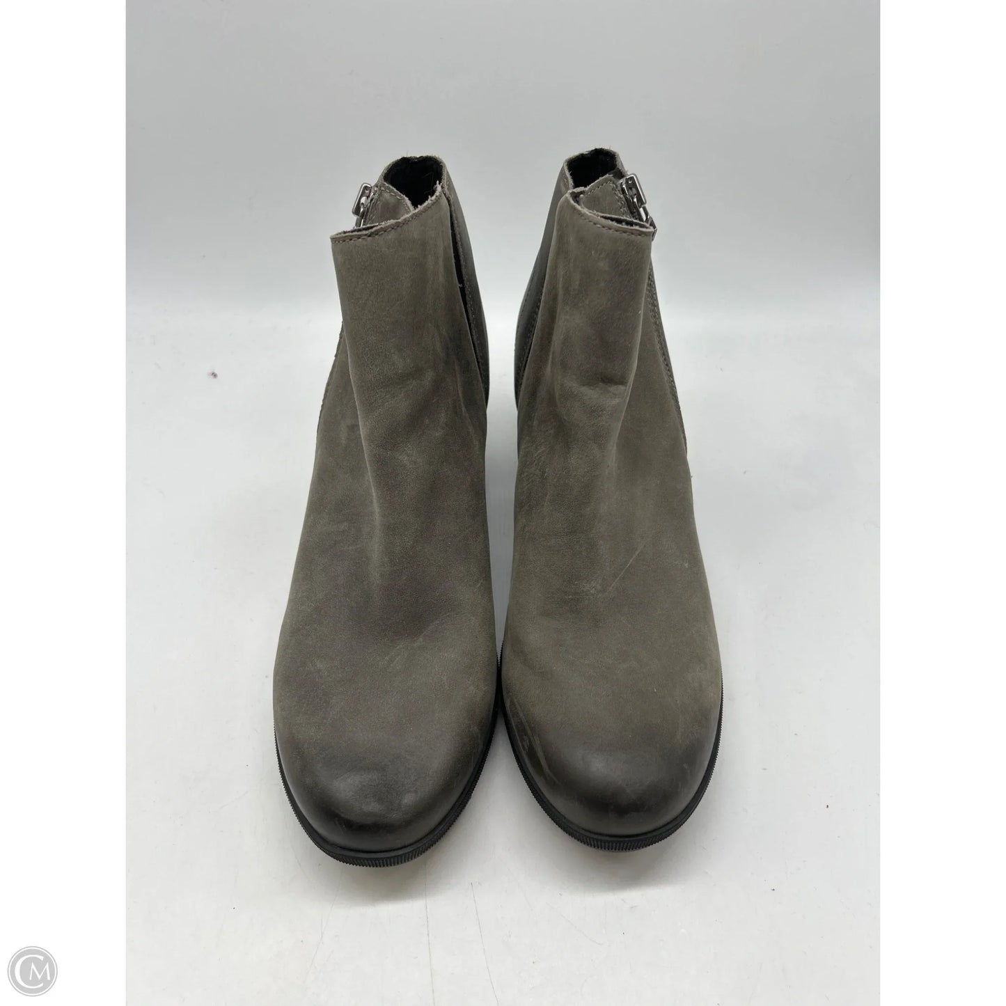Boots Ankle Heels By Sorel In Grey, Size: 11