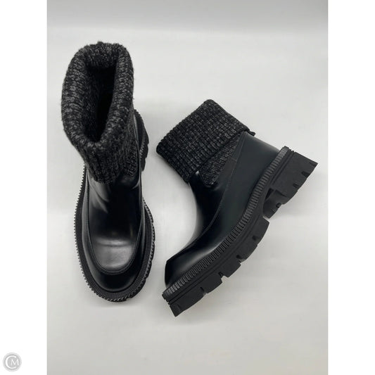 Boots Ankle Heels By Clothes Mentor In Black, Size: 9