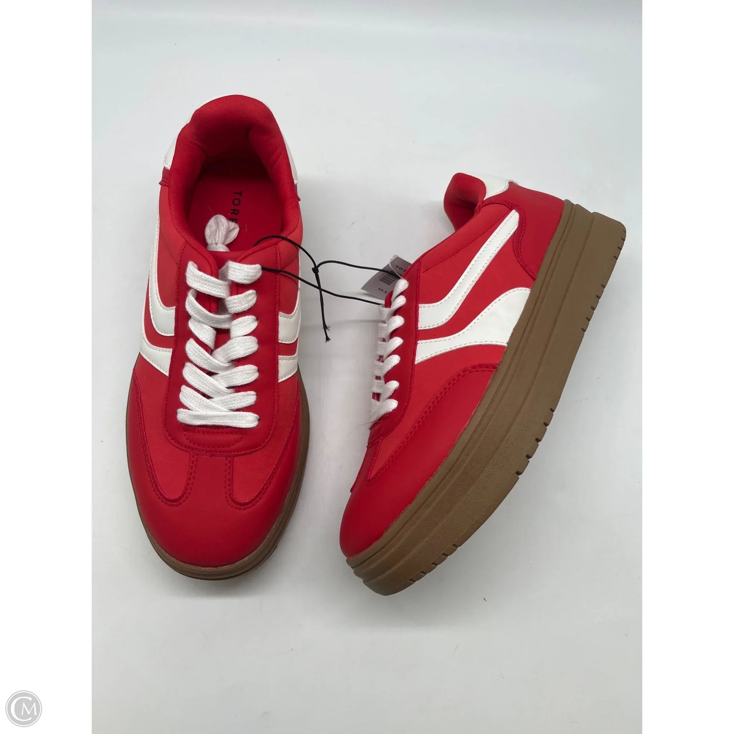 Shoes Sneakers By Torrid In Red, Size: 10.5