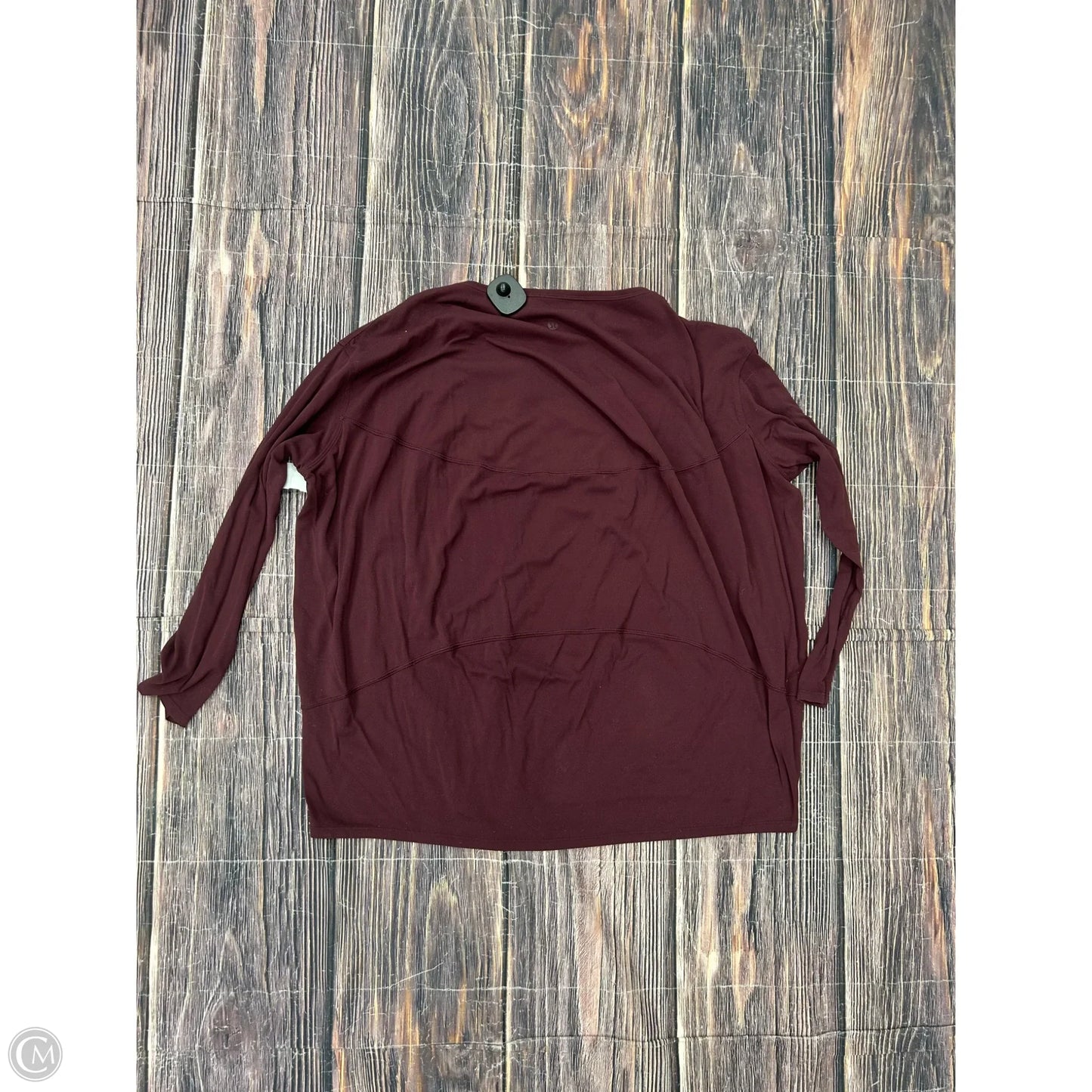 Athletic Top Long Sleeve Crewneck By Lululemon In Purple, Size: 10