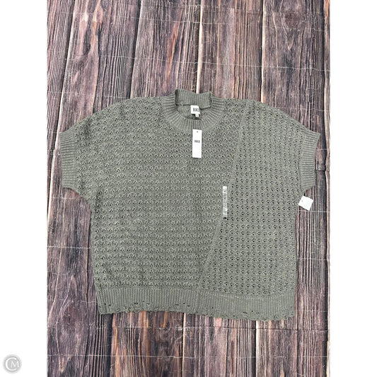 Sweater Short Sleeve By Bke In Green, Size: L