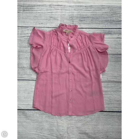 Top Short Sleeve By Philosophy In Pink, Size: Xs