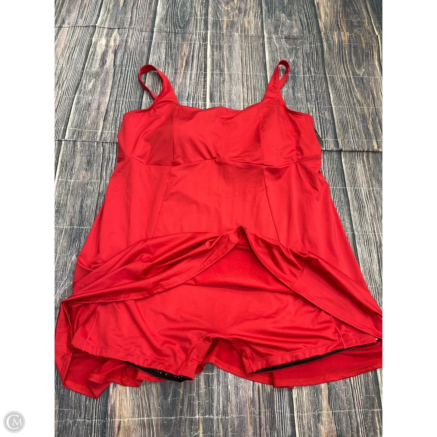 Swimsuit By Clothes Mentor In Red, Size: 2x
