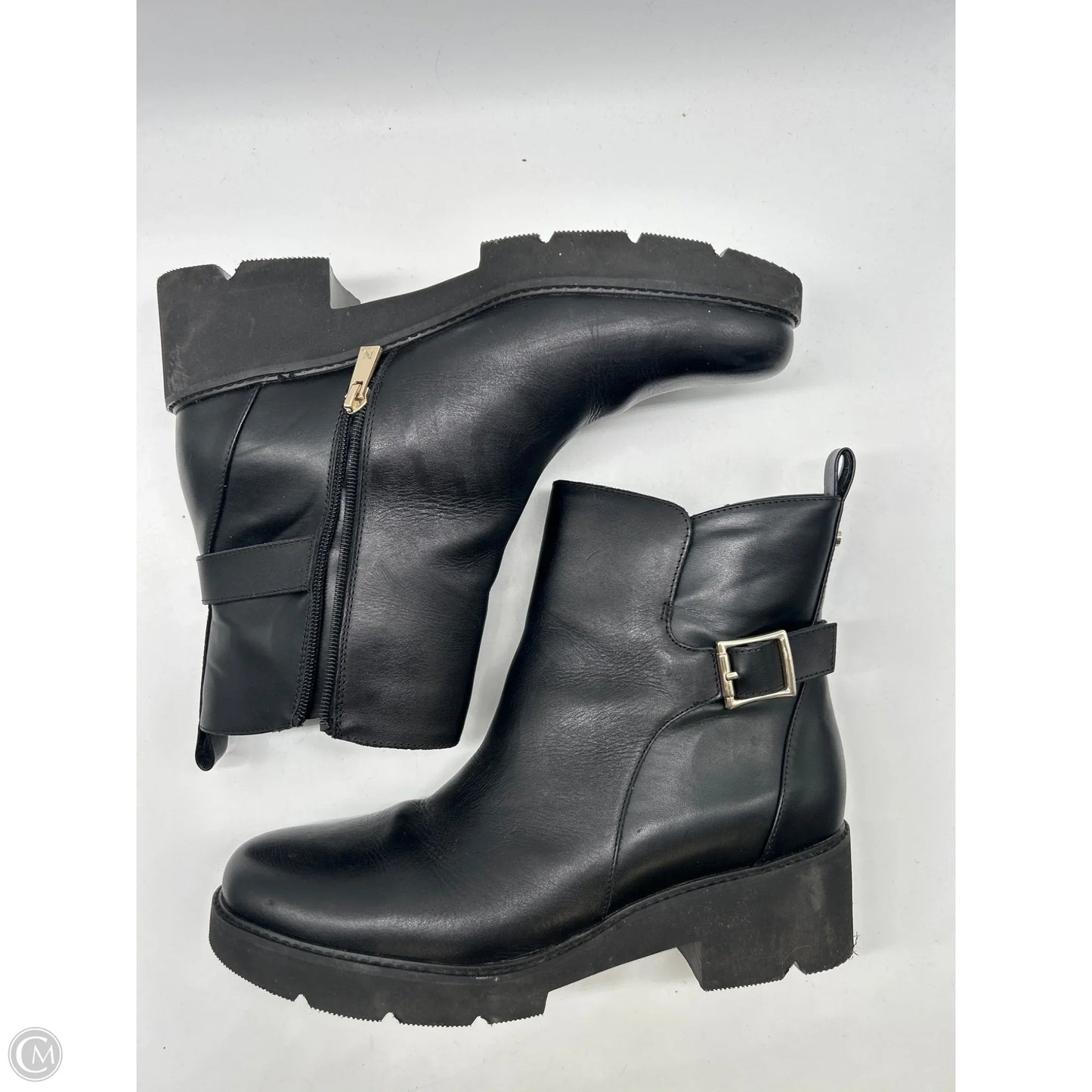 Boots Ankle Heels By Naturalizer In Black, Size: 11