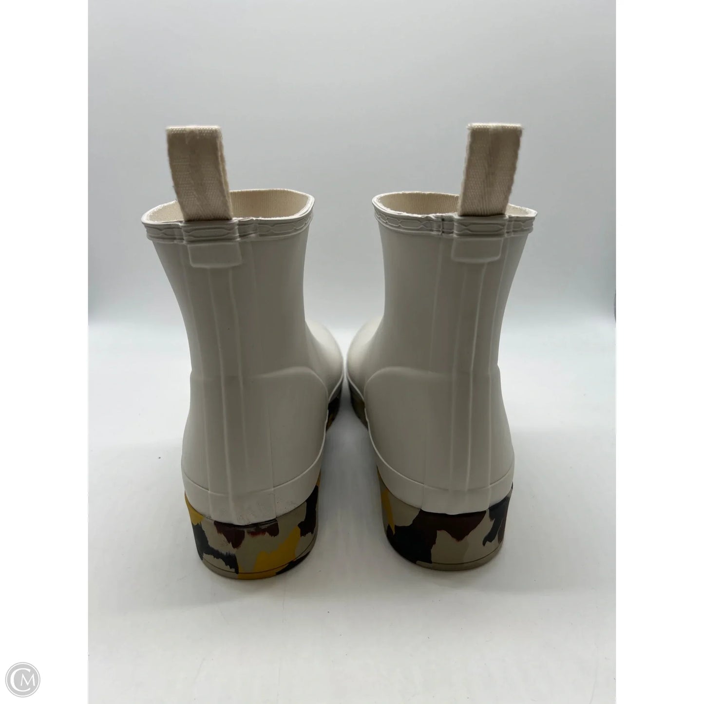 Boots Rain By Hunter In White, Size: 11