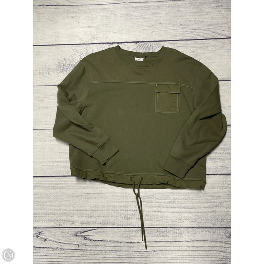 Top Long Sleeve By Champion In Green, Size: M