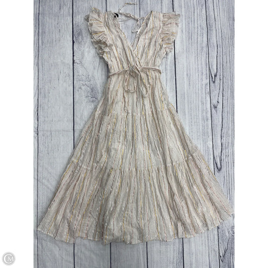 Dress Casual Maxi By A Love Story In White, Size: L