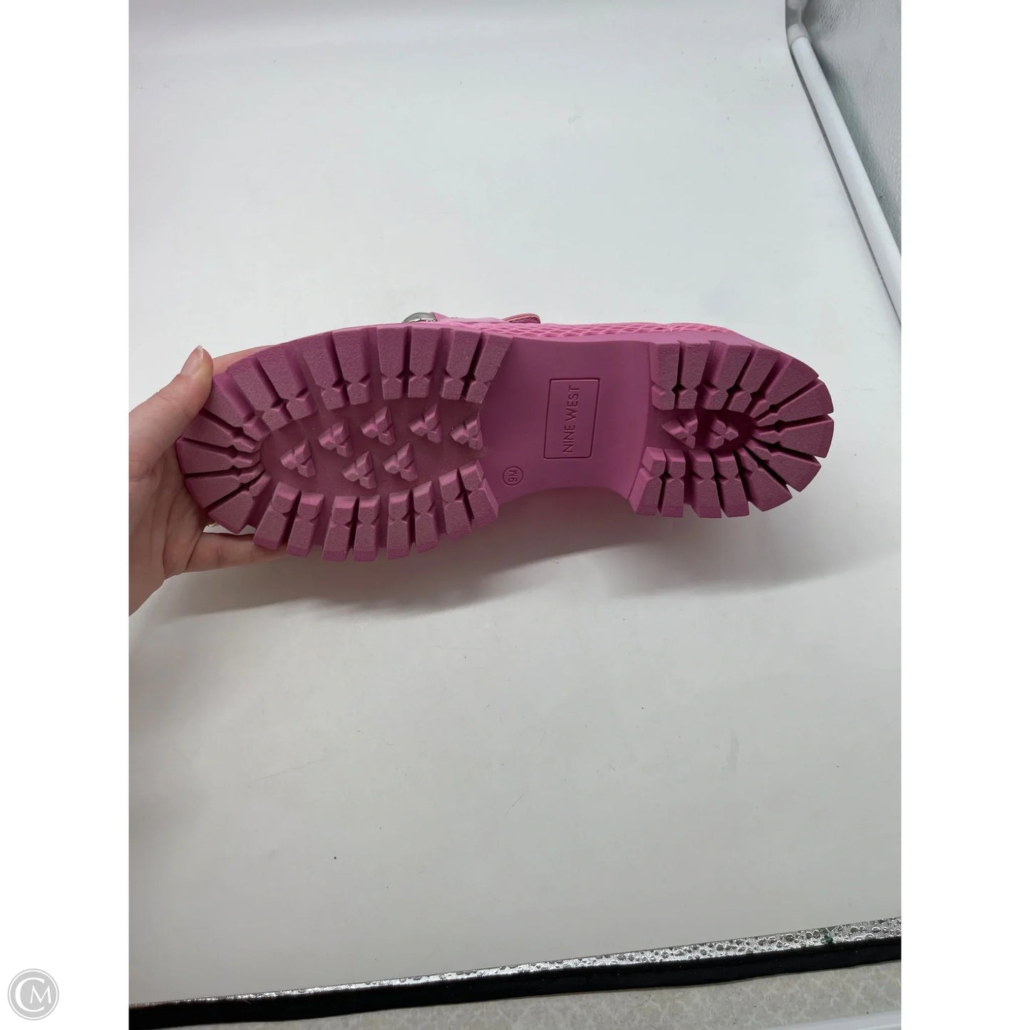 Shoes Heels Platform By Nine West In Pink, Size: 9