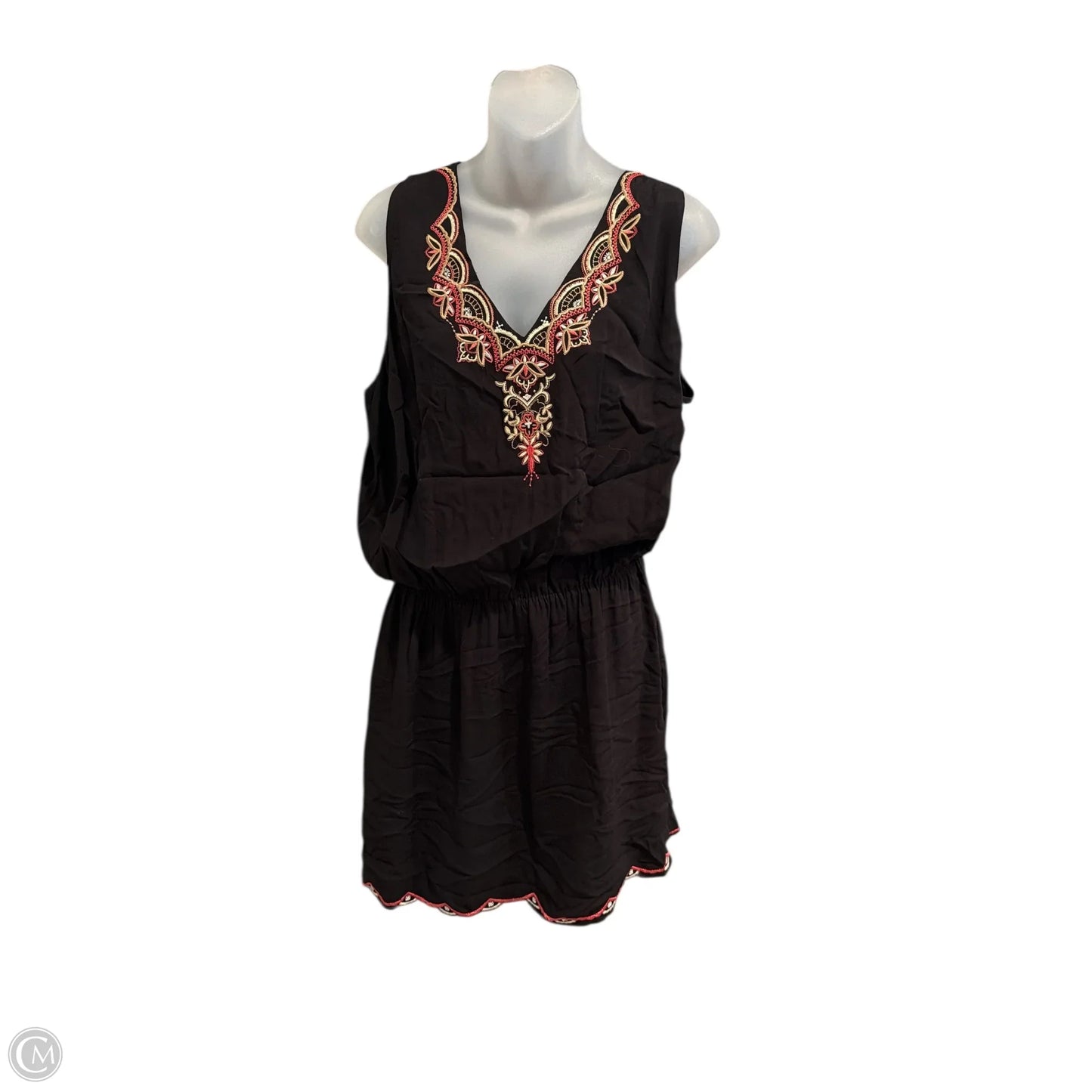 Dress Casual Short By White House Black Market In Black, Size: L