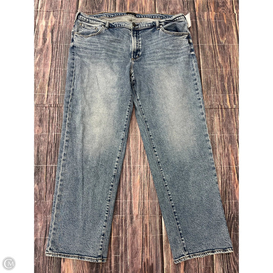 Jeans Wide Leg By Silver In Blue Denim, Size: 18