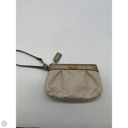 Wristlet Designer By Coach, Size: Medium