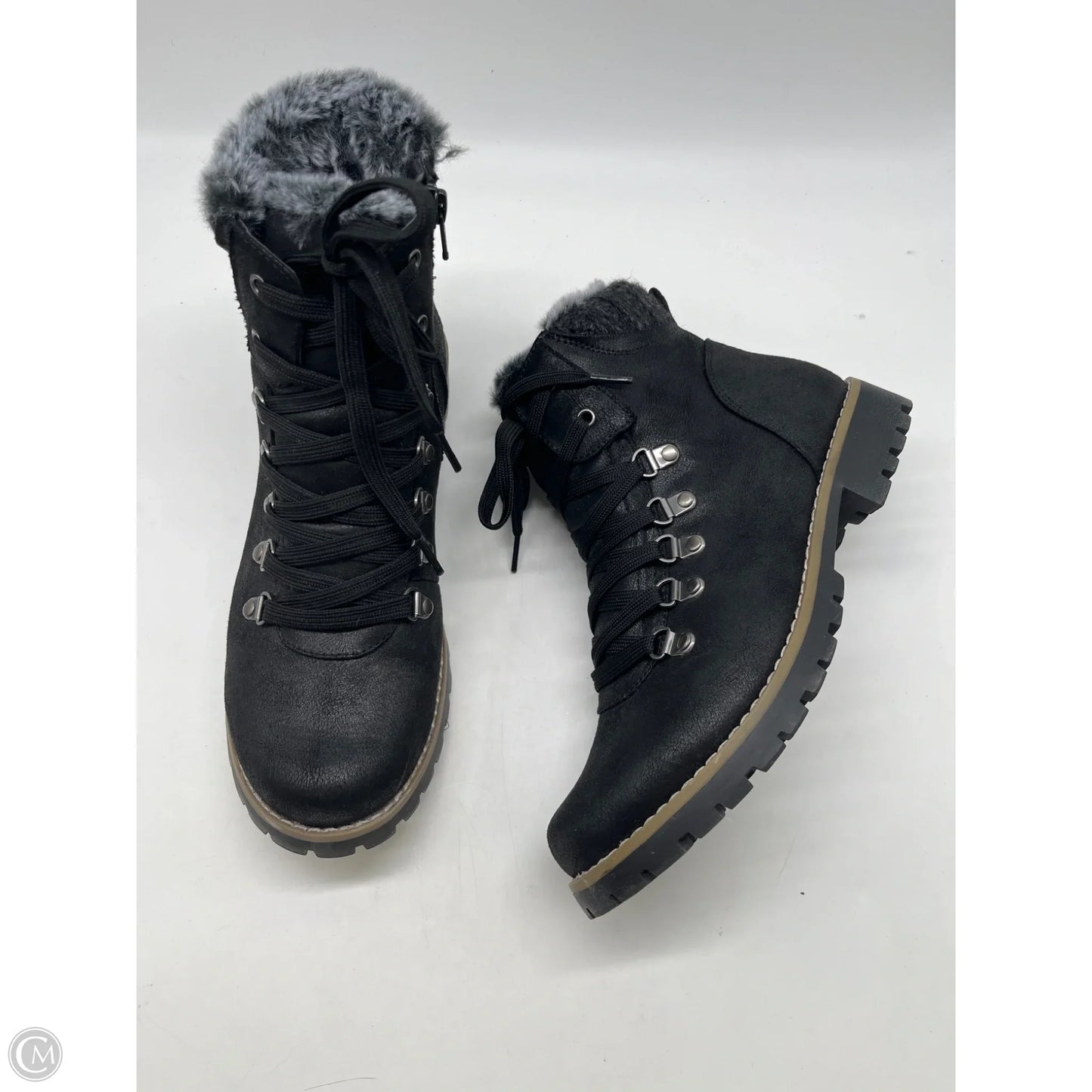 Boots Ankle Heels By Cliffs By White Mountain In Black, Size: 8.5