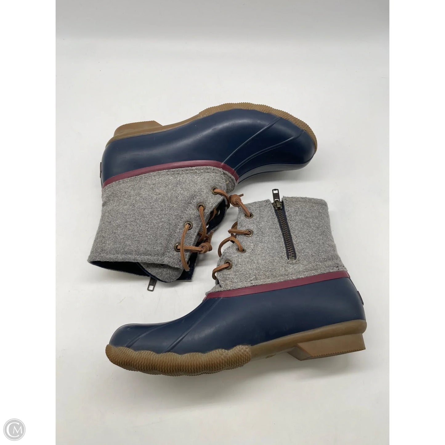 Boots Ankle Flats By Sperry In Blue, Size: 8