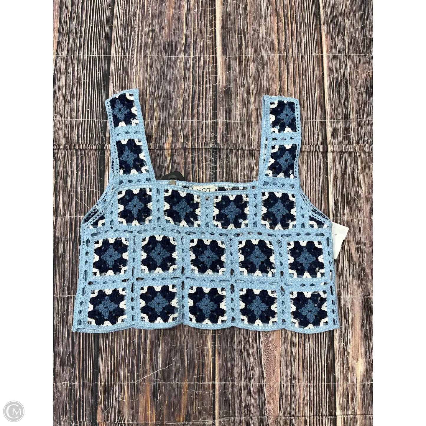 Tank Top By Clothes Mentor In Blue, Size: M