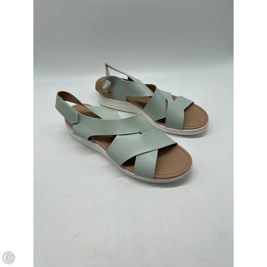 Sandals Flats By Dr Scholls In Green, Size: 9