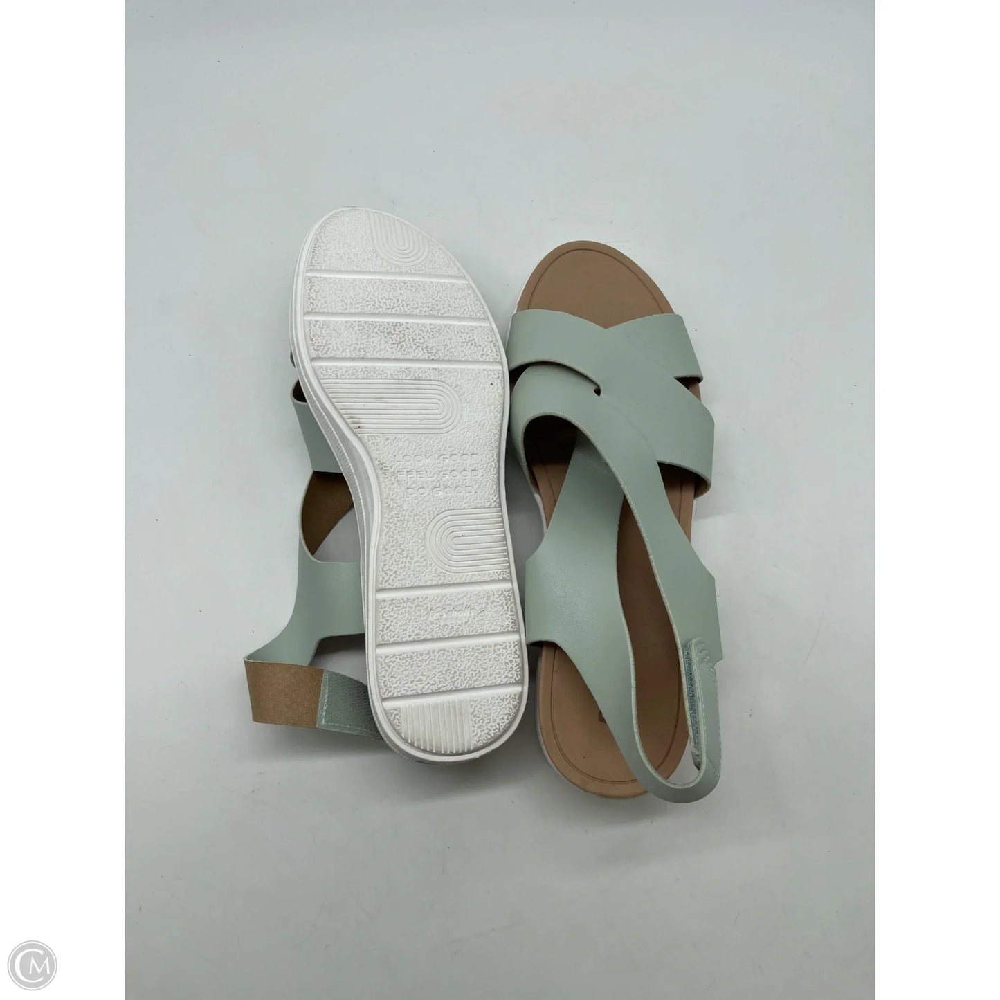 Sandals Flats By Dr Scholls In Green, Size: 9