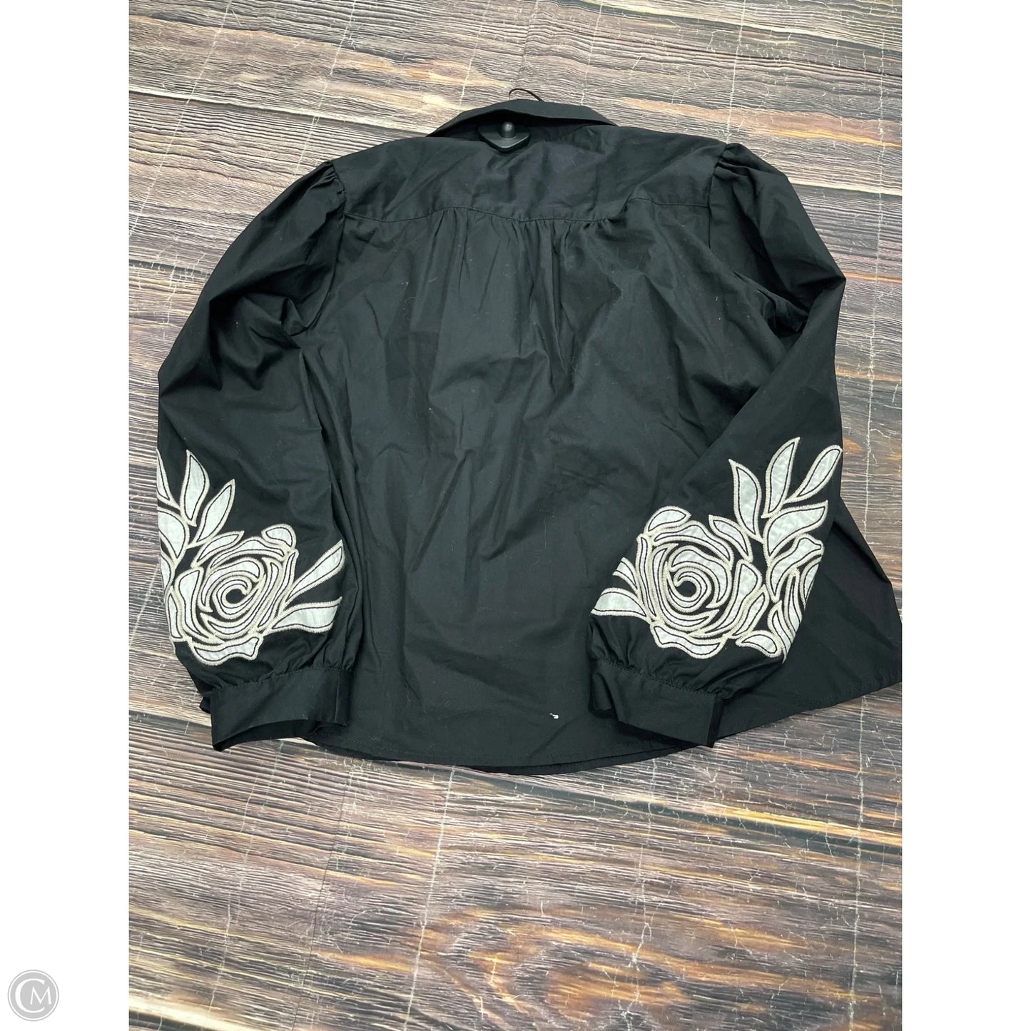 Top Long Sleeve By Grace + Karma In Black, Size: S