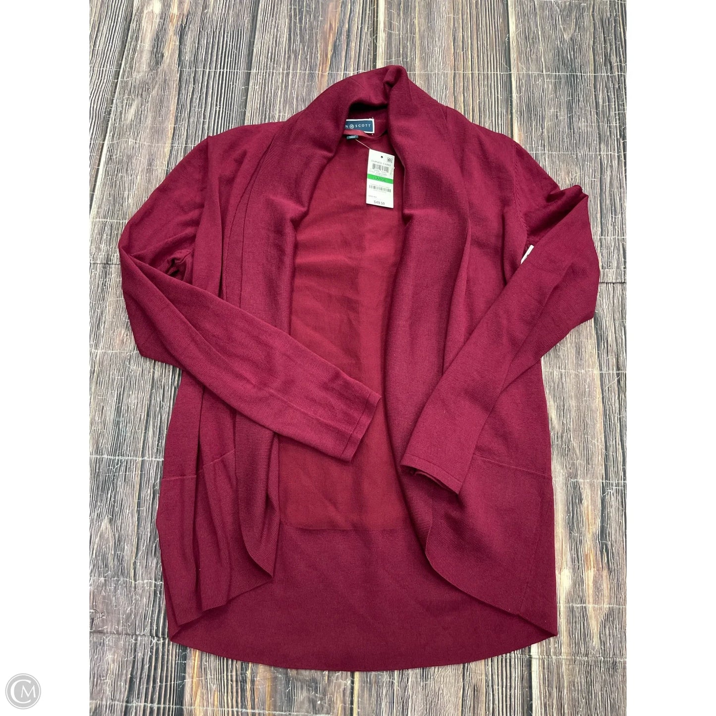 Cardigan By Karen Scott In Red, Size: L