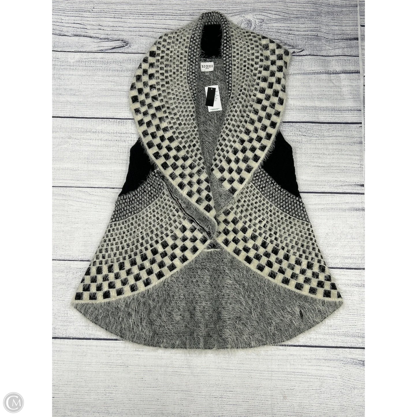 Cardigan By Sioni In Grey, Size: Xl